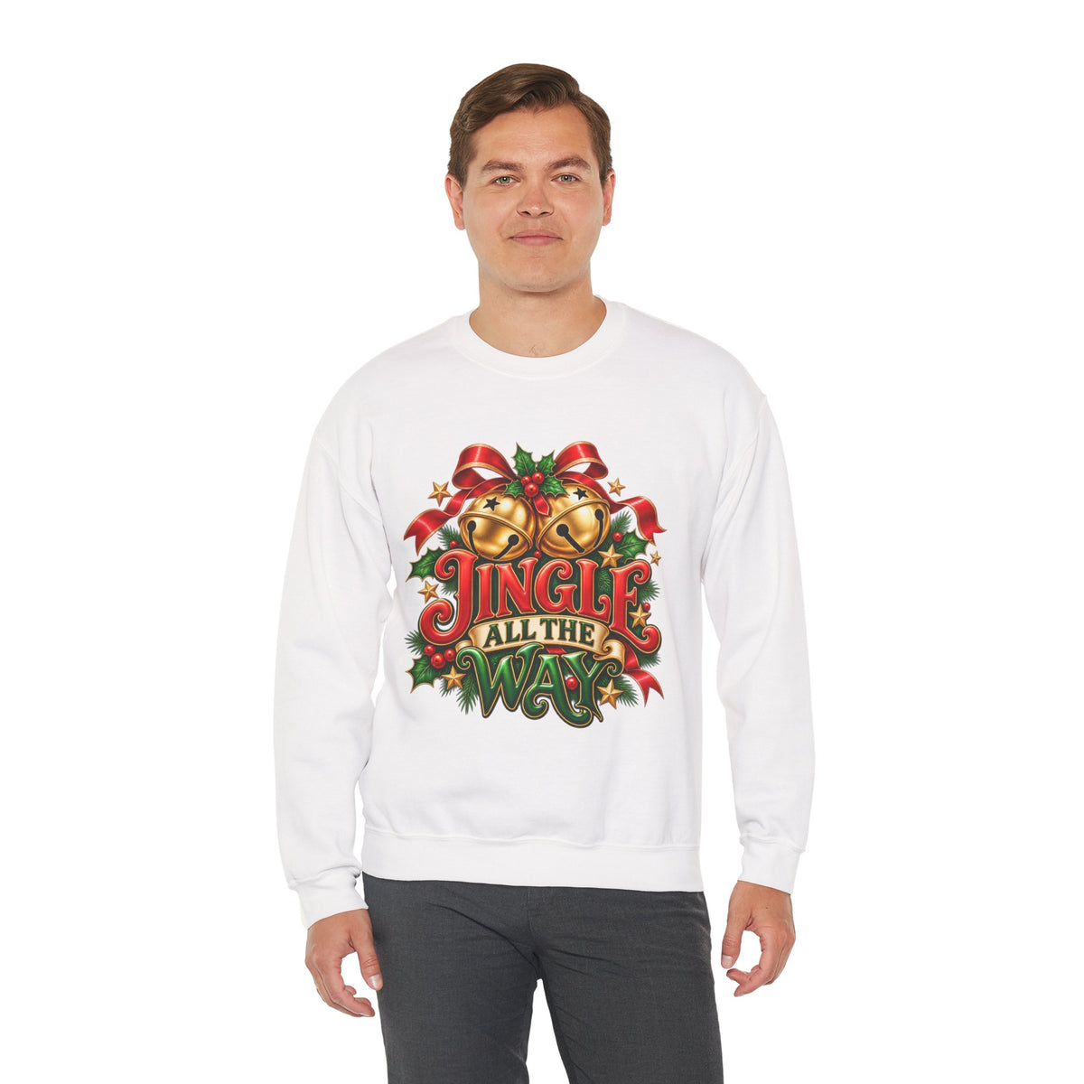 Jingle All the Way Christmas Crewneck Sweatshirt