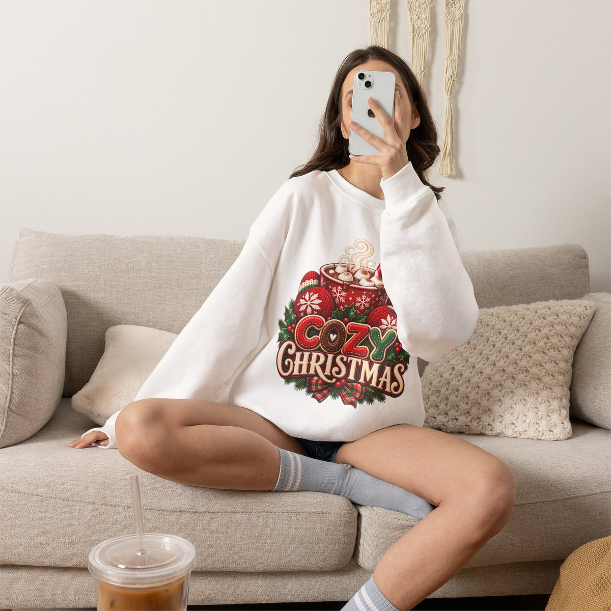 Cozy Christmas Crewneck Sweatshirt