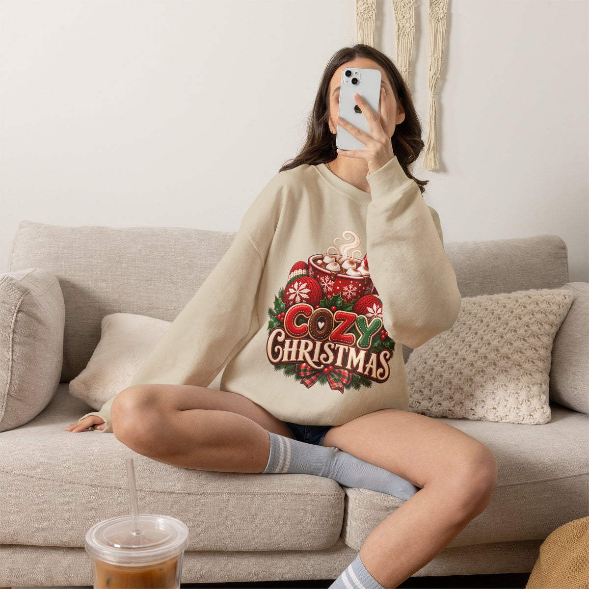Cozy Christmas Crewneck Sweatshirt