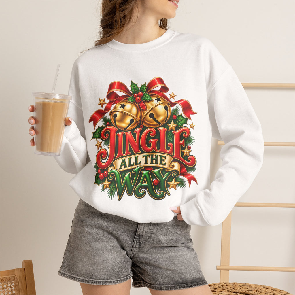 Jingle All the Way Christmas Crewneck Sweatshirt