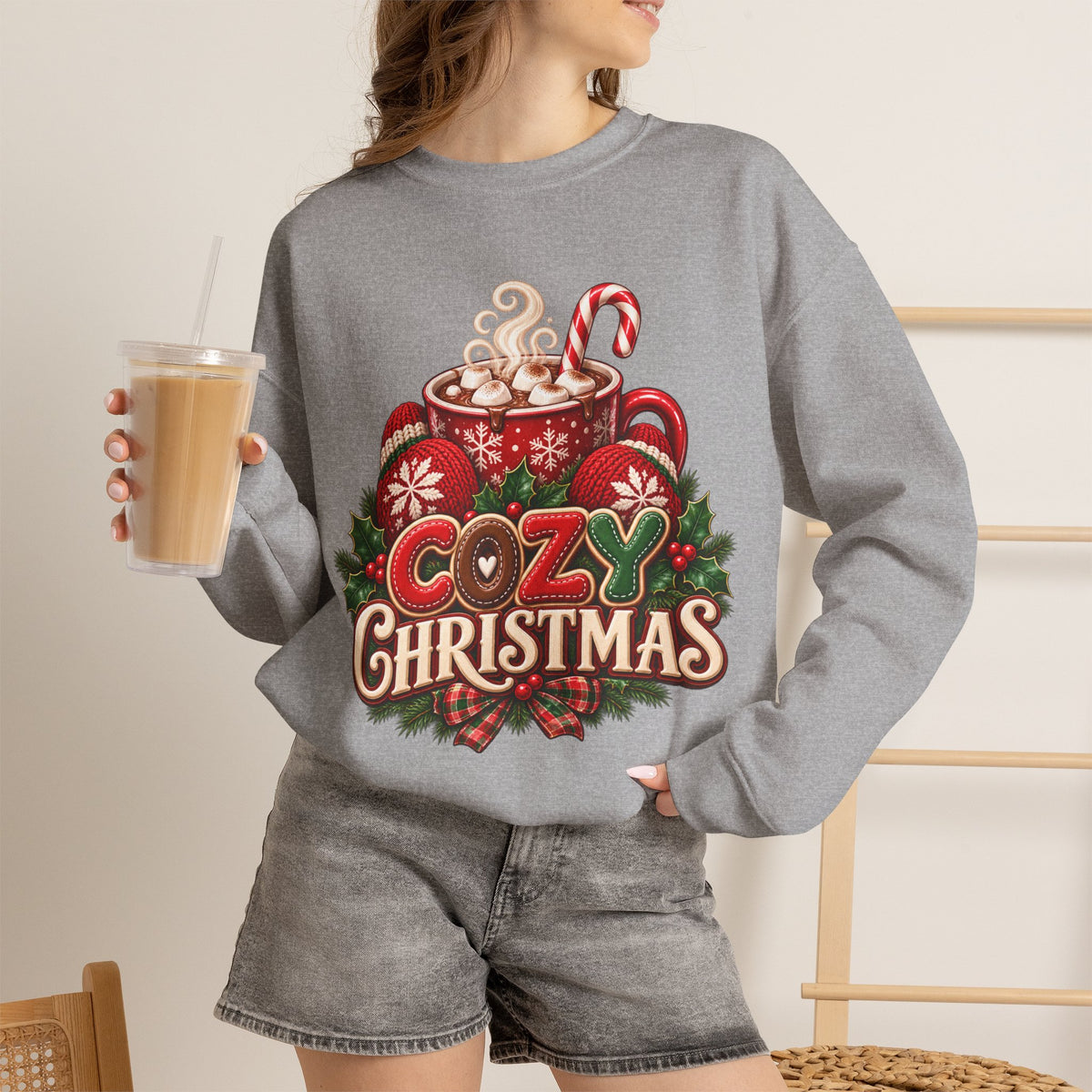 Cozy Christmas Crewneck Sweatshirt