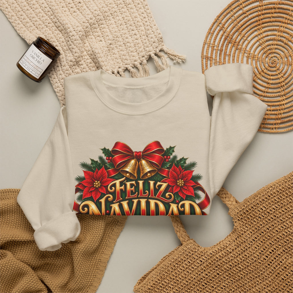 Feliz Navidad Christmas Crewneck Sweatshirt