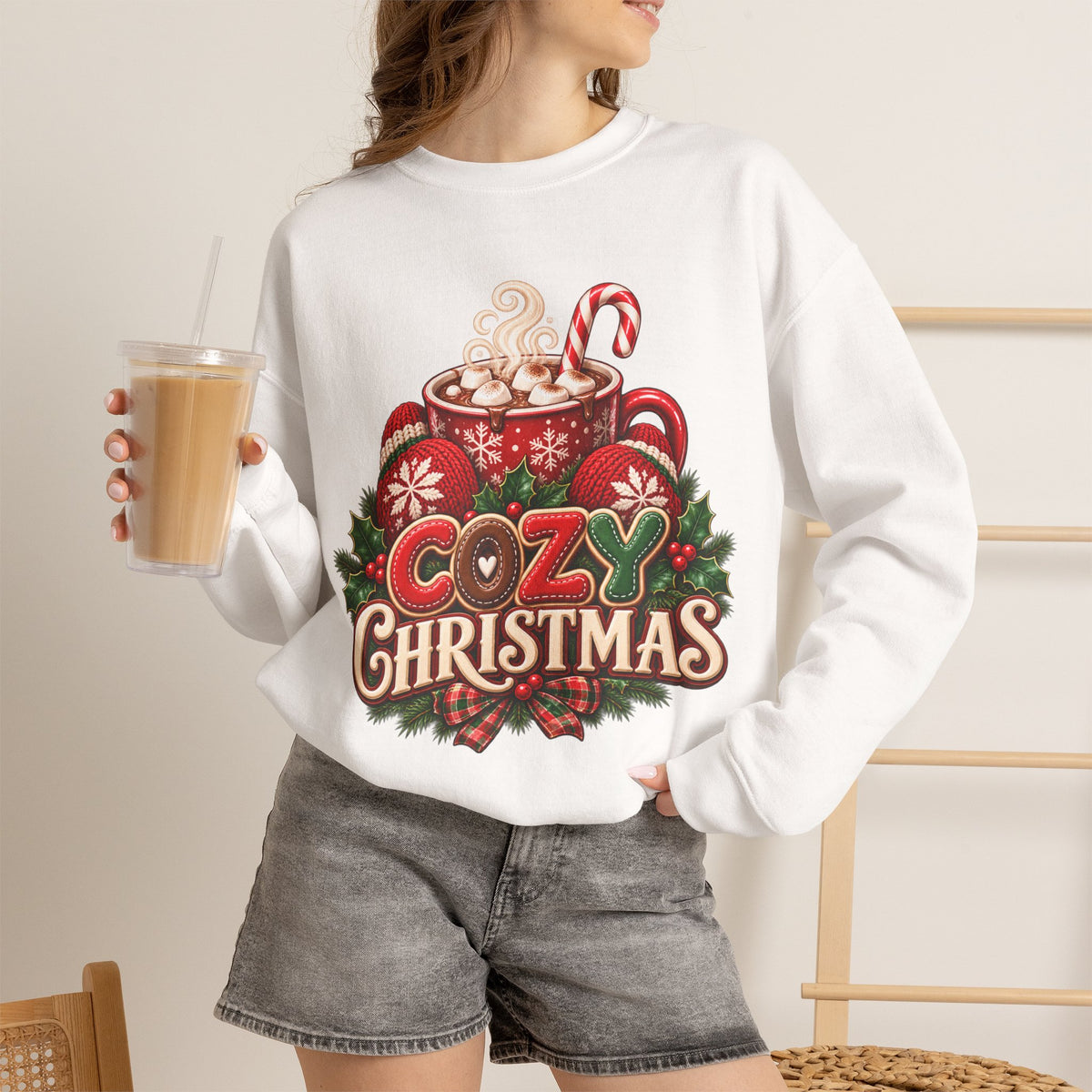 Cozy Christmas Crewneck Sweatshirt